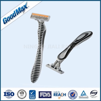 Super Smooth Disposable Safety Razor With Three Blades Customer Logo Acceptable